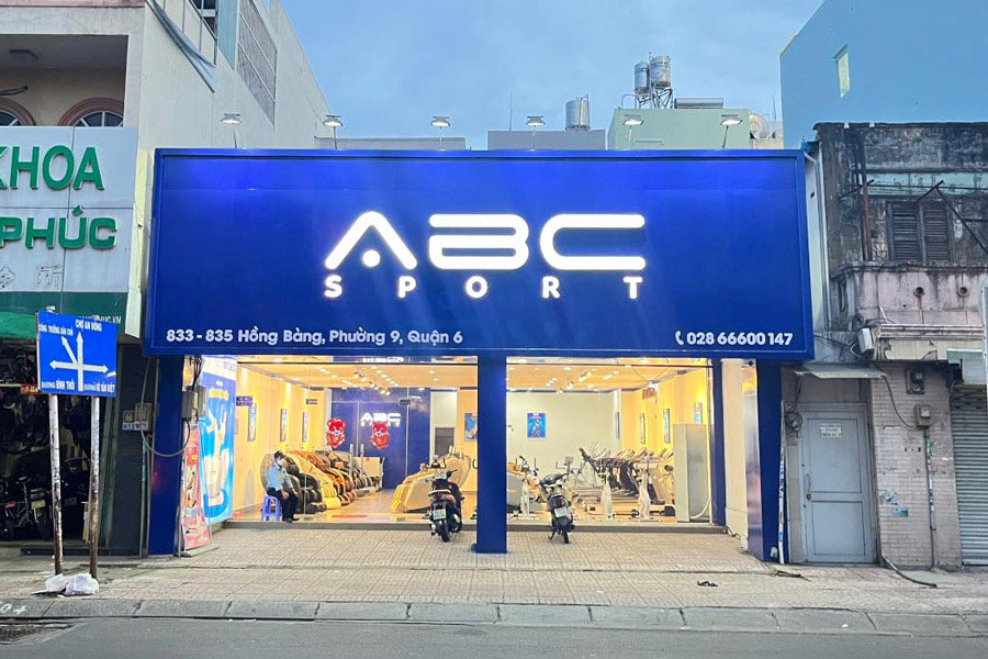 Ngoại thất cửa hàng ABCSport quận 6 Hồ Chí Minh