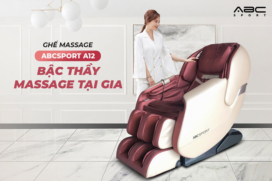 Ghế massage ABCSport A12 đem đến cảm giác dễ chịu