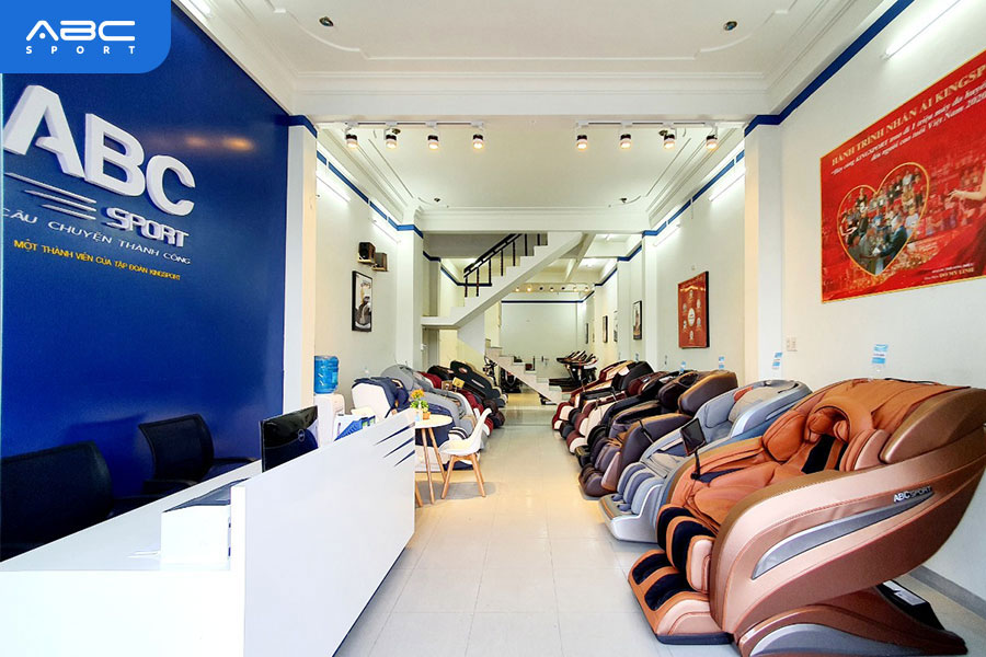 Nội thất showroom bán ghế massage Thủ Đức