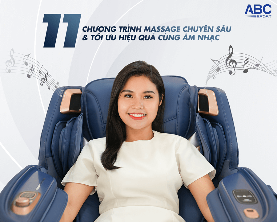 Ghế massage toàn thân A1 với 11 bài massage tự động