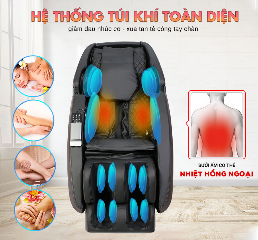 Ghế massage có túi khí toàn thân